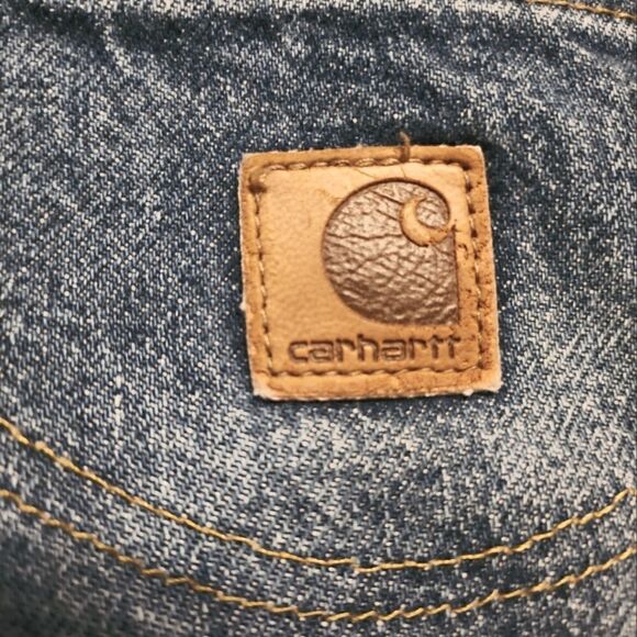 Carhartt Distressed Cotton Denim Jean Medium Wash - Picture 6 of 6